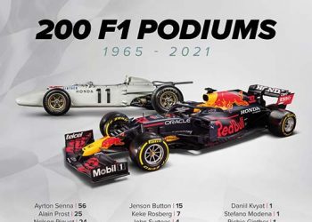 Finish Kedua di GP Bahrain 2021, Honda Raih Podium Ke-200 di Ajang Balap Formula 1