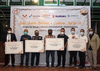 Syukuran HUT Ke-18, FORWOT dan Sejumlah Pelaku Industri Otomotif Gelar Aksi Sosial