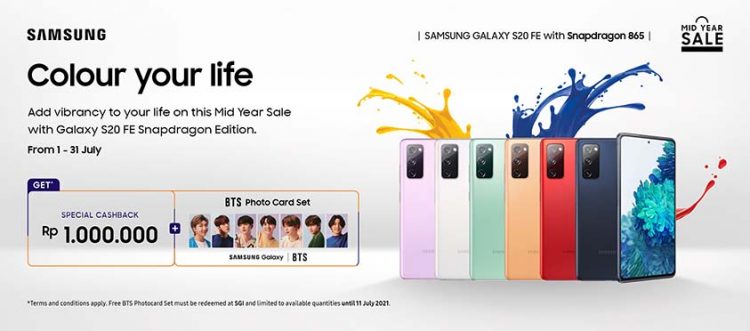 Samsung Resmi Pasarkan Galaxy S20 FE Snapdragon di Indonesia