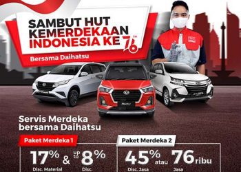Semarakkan HUT RI ke-76, Daihatsu Tebar Promo Service Ekonomis