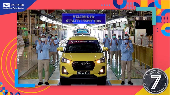 Daihatsu Rayakan Capaian Produksi ke-7 Juta Unit di Indonesia