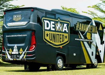 Dewa United FC Perkenalkan Bus Baru yang Ekskelusif dan Garang untuk Menunjang Mobilitas Pemain