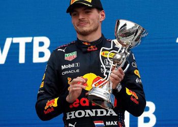 Mengawali Balapan dari Posisi Terakhir, Max Verstappen Finish di Posisi Kedua Di F1 Grand Prix Rusia