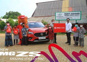 Tampil Beda Peluncuran New MG ZS, Kini Berbagi Bersama Ratusan Anak Yatim Piatu