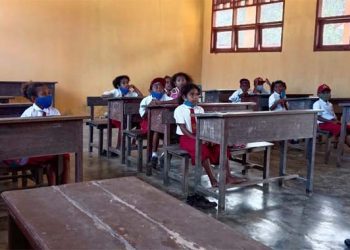 Babinsa Kodim Raja Ampat Berikan Wawasan Kebangsaan di SD Negeri 6 Waisilip