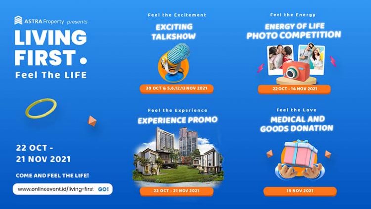 ASTRA Property Berbagi Energi Positif Melalui Living First 2021: Feel the LIFE