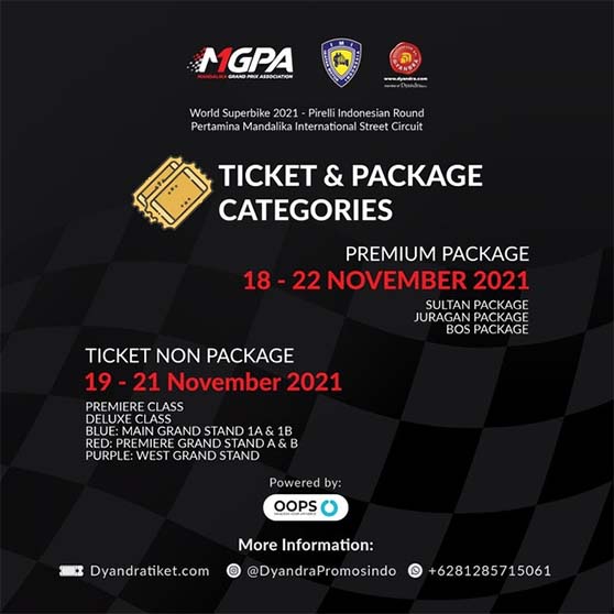 Pre-booking Tiket Masuk WorldSBK Diserbu Dalam 3 Hari
