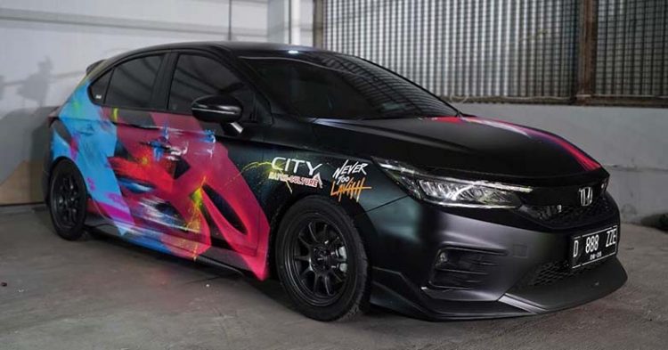 Honda Tampilkan Mobil Modifikasi Honda City Hatchback RS di Ajang Indonesia Modification Expo 2021