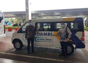Perluas Armada Kendaraan Listrik, Kini DAMRI Lakukan Uji Coba Kendaraan Listrik DFSK Gelora E