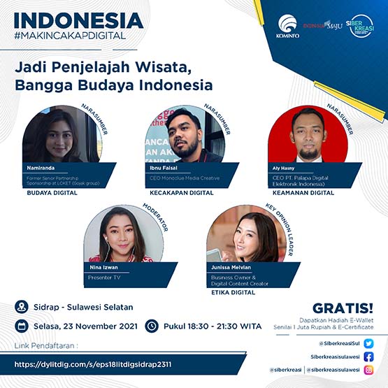 Kenali Kekayaan Budaya Bangsa, Promosikan di Dunia Maya