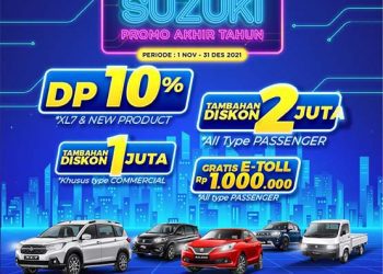 Jelang Akhir Tahun, Suzuki Finance Tawarkan Potongan DP dan Potongan Harga