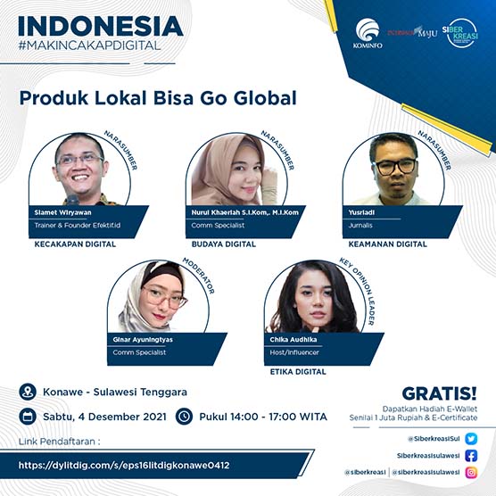 Siapkan Usaha Lokal Merambah Pasar Global dengan Teknologi Digital