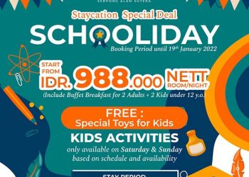 Liburan Sekolah Telah Tiba, Yuk Berlibur #dihotelaja!