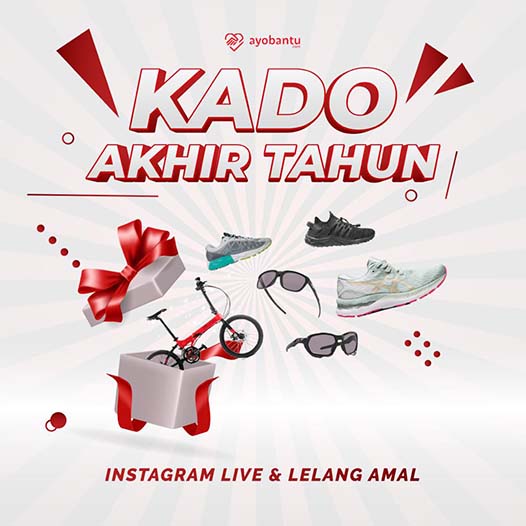 Kado Akhir Tahun ala Ayobantu, Dari Lelang Hingga Donasi Buah-Buahan