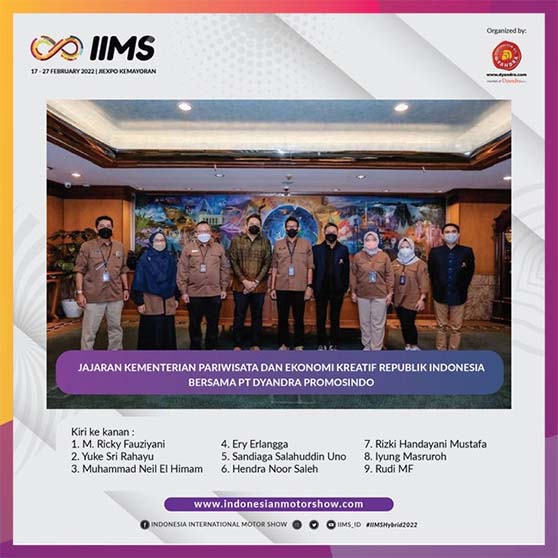 Sandiaga Uno Sebut IIMS 2022 Kebangkitan Ekonomi & Lapangan Kerja