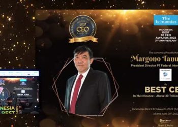 CEO FIFGROUP, Margono Tanuwijaya, Sabet Indonesia Best CEO Awards 2022