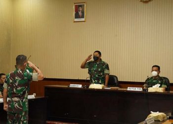 Taklimat Akhir Pengawasan Internal Post Audit Itdam III/Siliwangi di Korem 064/MY