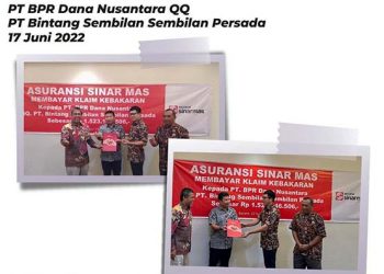 Asuransi Sinar Mas Membayar Klaim Asuransi Kebakaran di Batam Senilai Rp 1,5 Miliar