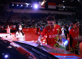 Ganda Putra Indonesia Raih Juara di Turnamen Bulutangkis Internasional Daihatsu Indonesia Masters 2022
