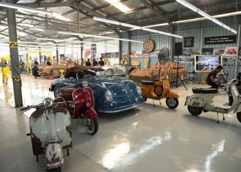 Tuksedo Studio sebagai Destinasi Wisata Otomotif pada Vespa World Day 2022