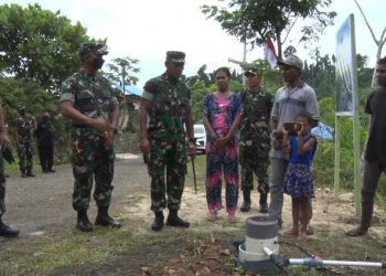 Selama Empat Tahun Tidak Dapat Air Bersih, Kodim Raja Ampat Menjadi Solusi