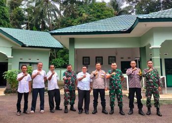 HUT TNI Ke-77, Koramil 0602-12/Ciomas Dapat Kejutan dari Kapolsek dan Camat
