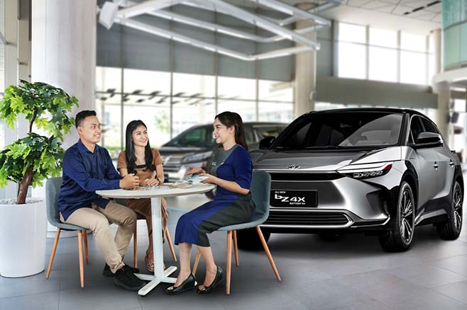 Inilah Cicilan Mobil Listrik All New Toyota bZ4X di Auto2000