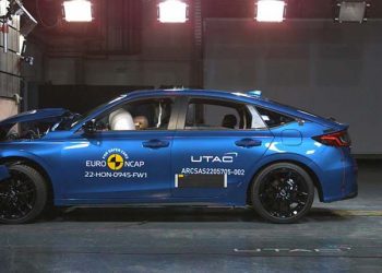Honda Civic e: HEV Raih Penghargaan Tingkat Keselamatan Terbaik dari Euro NCAP 2022