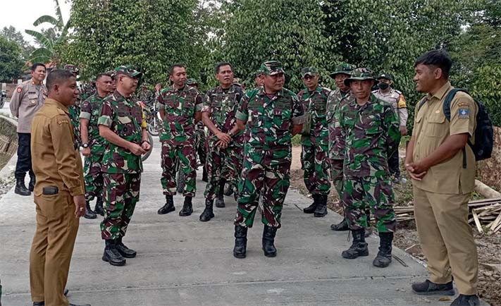 Tim Wasev Kunjungi TMMD Ke-115 Kodim 0602/Serang