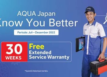 AQUA Japan Persembahkan Program Perpanjang Masa Garansi
