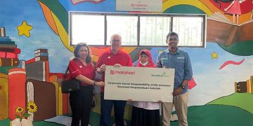 Matahari Renovasi Sepuluh Perpustakaan Sekolah di Indonesia