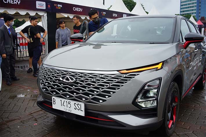 OMODA 5, Tercatat 1.000 Pengunjung Melakukan Test Drive dan Menjadi Primadona Pemesanan di IIMS 2023