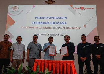 Lion Parcel Dipercaya Pos Indonesia Memperkuat Layanan Pengiriman Middle Mile ke Seluruh Indonesia
