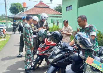 Cegah Pelanggaran Disiplin, Denpom III/4 Serang Lakukan Pemeriksaan Kendaraan Di Kodim 0602/Serang