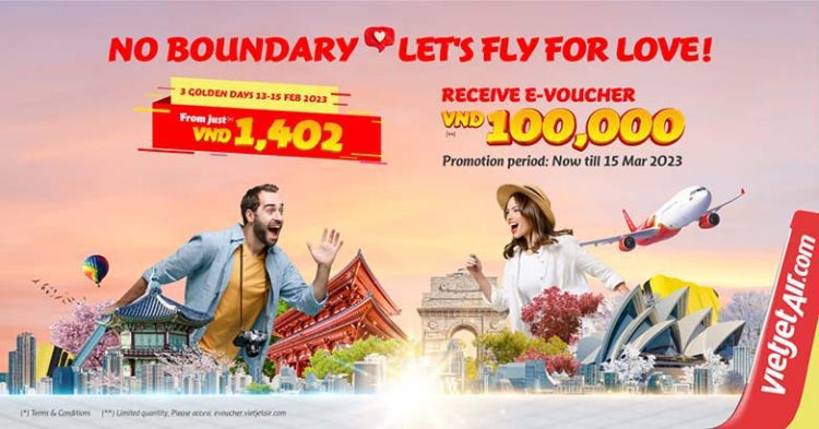 Sambut Hari Kasih Sayang, Vietjet Ajak Wisatawan Untuk Terbang Demi Cinta Lewat Promo Tiket Super Hemat