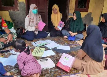 Babinsa Kodim 0602/Serang Laksanakan Pendampingan Kegiatan Posyandu