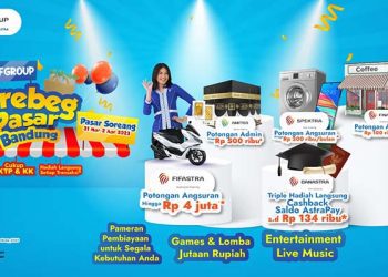 Rangkaian HUT ke-34, FIFGROUP Grebeg Pasar Dengan Sejumlah Promo Hadir di Bandung