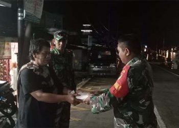 Jajaran Kodim 0602/Serang, Bagikan 1000 Paket makan Sahur Buat Warga