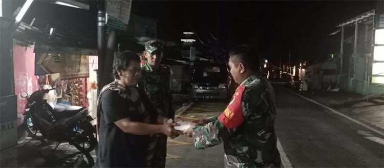 Jajaran Kodim 0602/Serang, Bagikan 1000 Paket makan Sahur Buat Warga