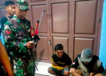 Koptu Afendi Babinsa Koramil 0602-03/Walantaka Rampas Senjata Tajam Remaja Yang Hendak Tawuran
