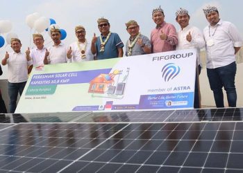 FIFGROUP Meresmikan Solar Panel ke-12 di Kantor FIFGROUP Cabang Rungkut, Surabaya
