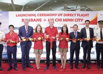 Vietjet Resmikan Penerbangan Perdana antara Ho Chi Minh City dan Brisbane