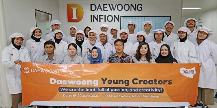 Daewoong Young Creators Kunjungi Daewoong Infion untuk Mengenal Budaya Perusahaan Farmasi Korea di Indonesia