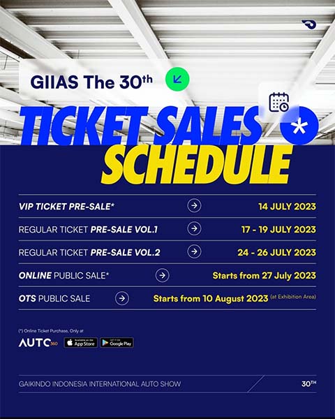 Hanya Dalam 30 Menit, Pre-Sale Tiket GIIAS 2023 Ludes