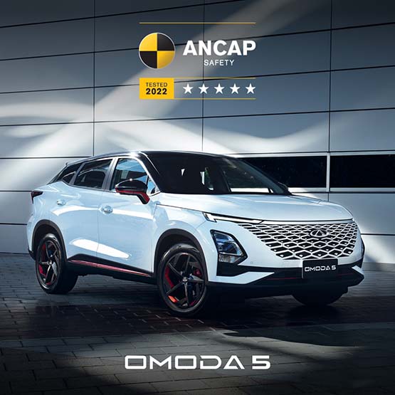 Chery OMODA 5 Raih ANCAP Bintang Lima