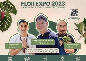 FLOII Expo 2023 akan Hadirkan Keindahan Ragam Tanaman Hias dan Inovasi Dunia Tanaman