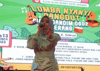 Rayakan HUT TNI Ke-78, Kodim 0602/Serang Gelar Lomba Menyanyi untuk Umum