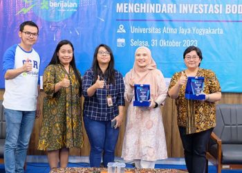 Marak Investasi Bodong, Berijalan Dan OJK Berikan Literasi Keuangan Kepada Mahasiswa