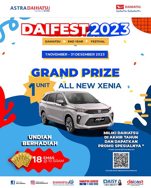 Promo Akhir Tahun, Daifest 2023 Bertabur Hadiah
