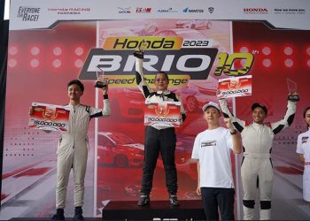 Junus Danuatmojo Berhasil Juara Umum di Ajang One Make Race Honda Brio Speed Challenge 2023